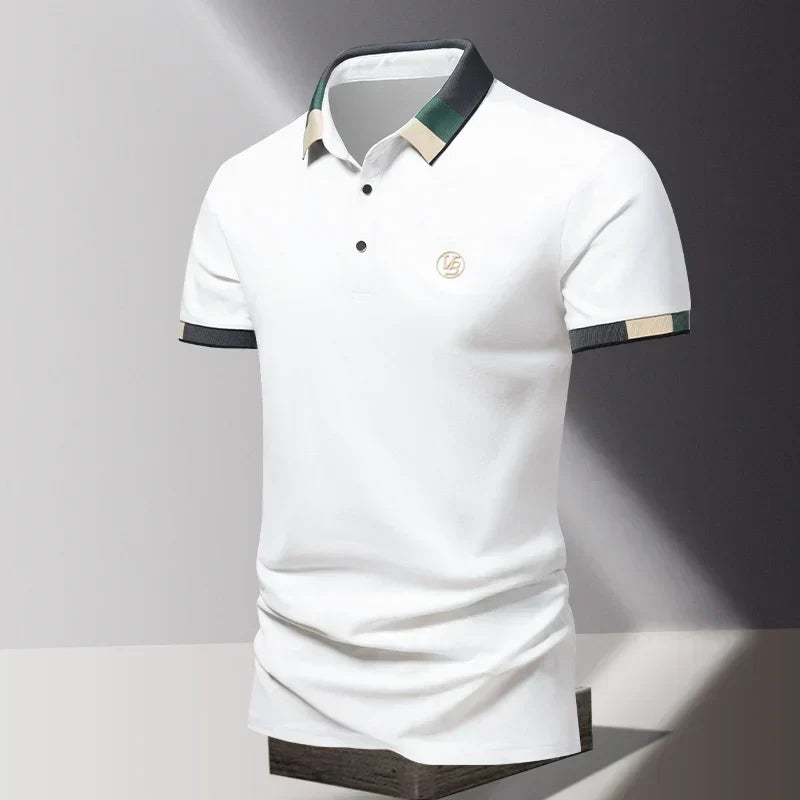 Men's Contrast Trim Polo Shirt