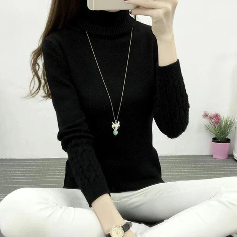 Sorella Ribbed Turtleneck Sweater
