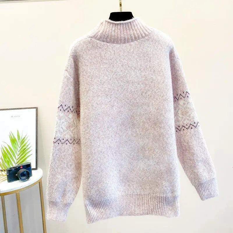 Cassia | Snowflake Knit Sweater