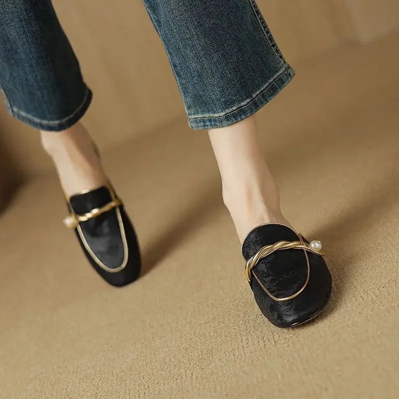 Florence Satin Mules