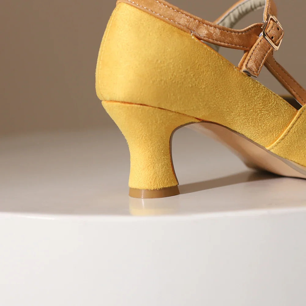 Eleanor Suede Heels