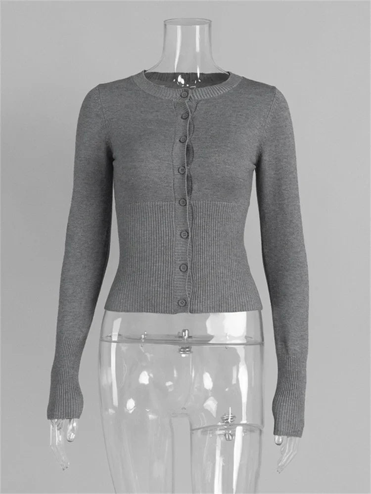 Alessina Slim Knit Cardigan
