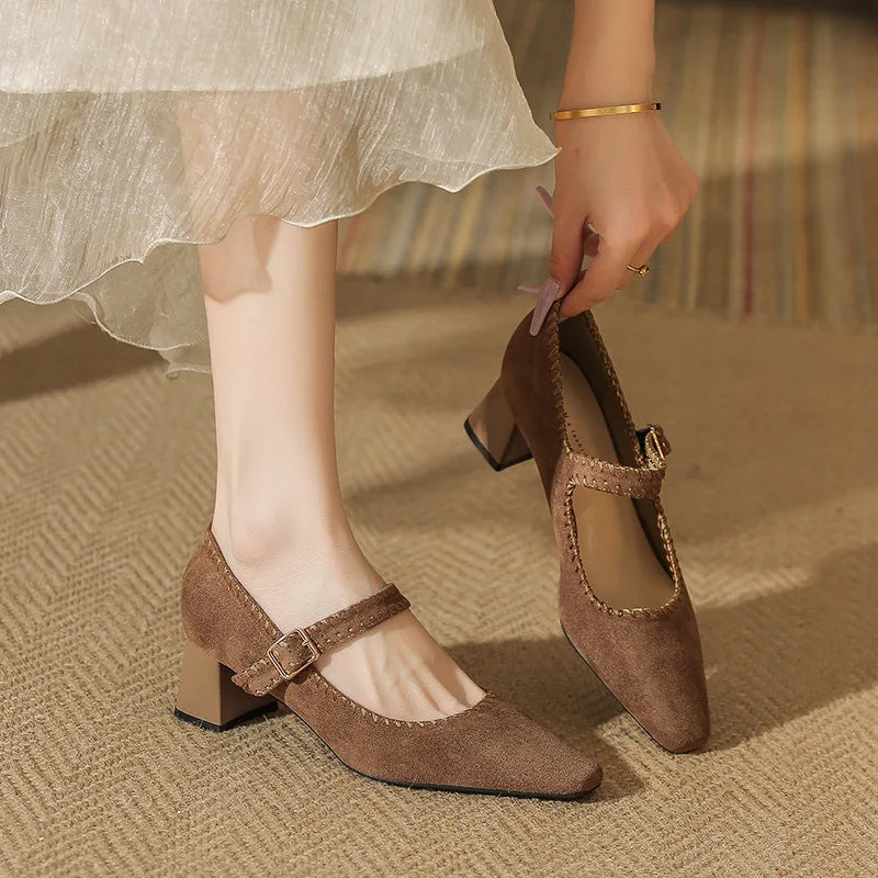 Capri Suede Heels