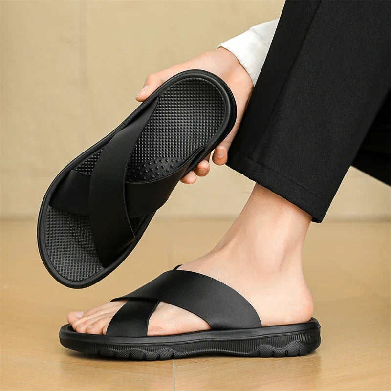 Viento Leather Sandals