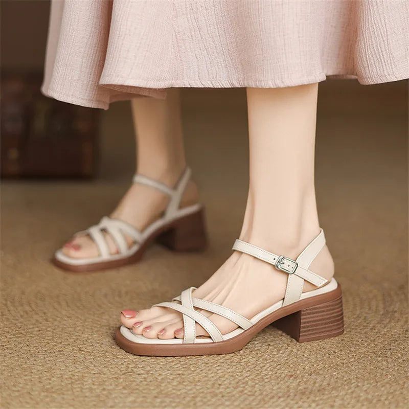 Delainey Leather Sandals