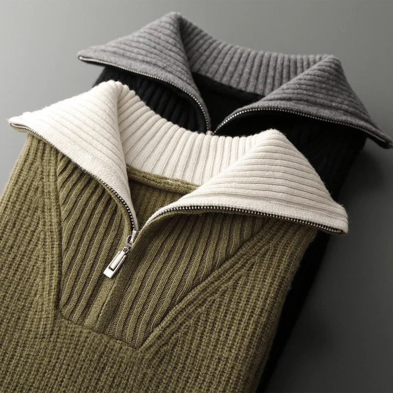 Vermont Wool Quarter Zip