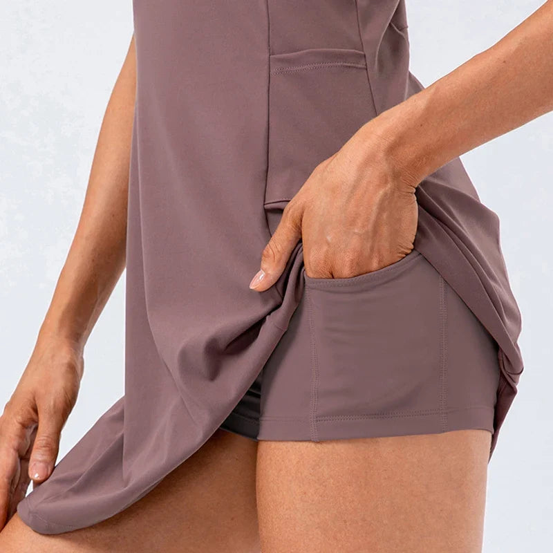 Aloura Athleisure Tennis Dress