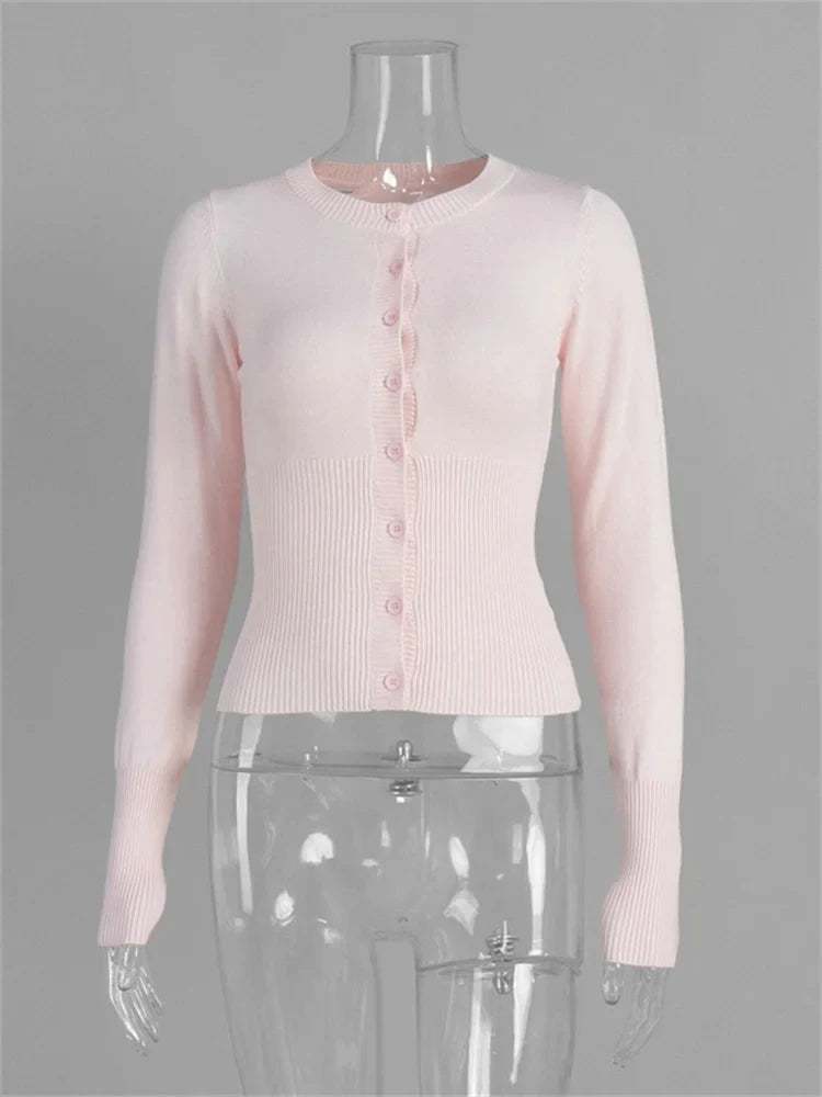 Alessina Slim Knit Cardigan