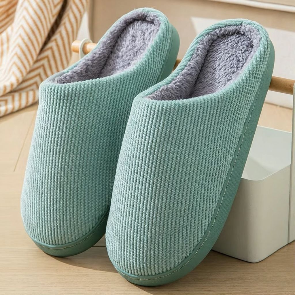 Women's Plush Memory Foam Slippers | Non-Slip Indoor House Shoes
