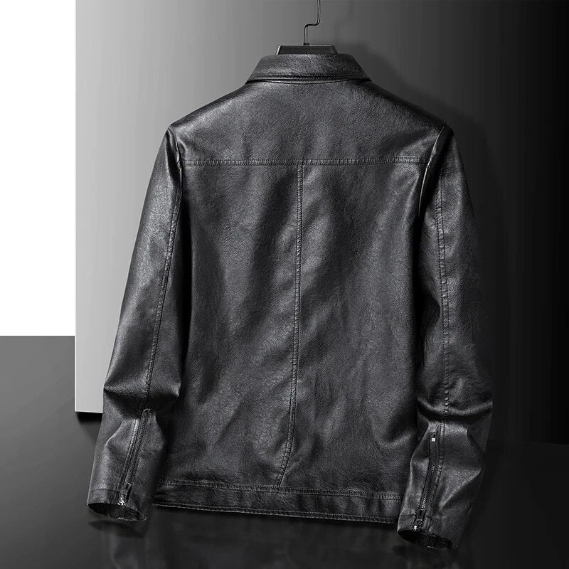 Ravanzo Faux Leather Jacket
