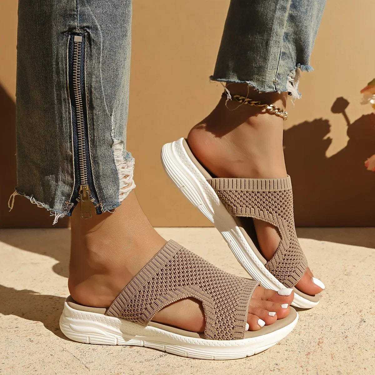 Positano Orthopedic Knit Sandals