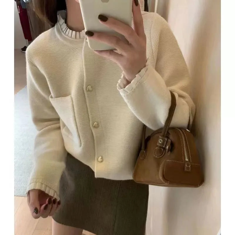 Bellaria Pearl Style Button Cardigan