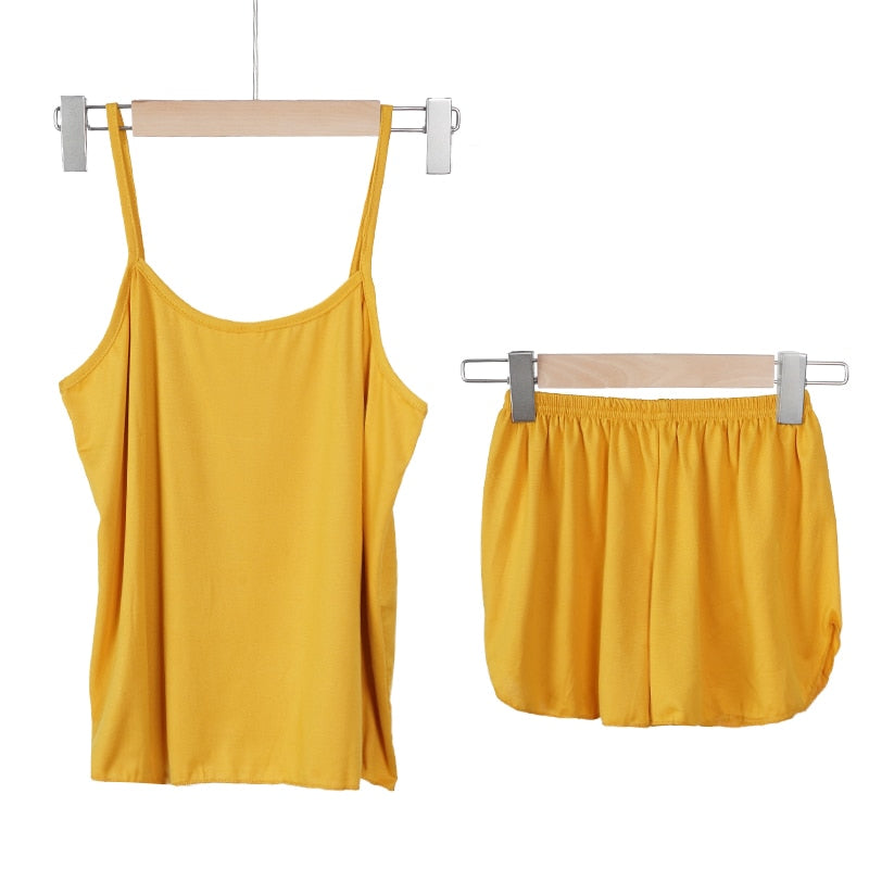 Women’s Cami Top & Shorts Pyjama Set