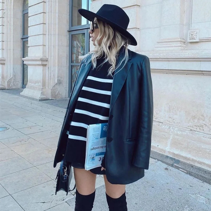 Navarro Striped Knit Sweater