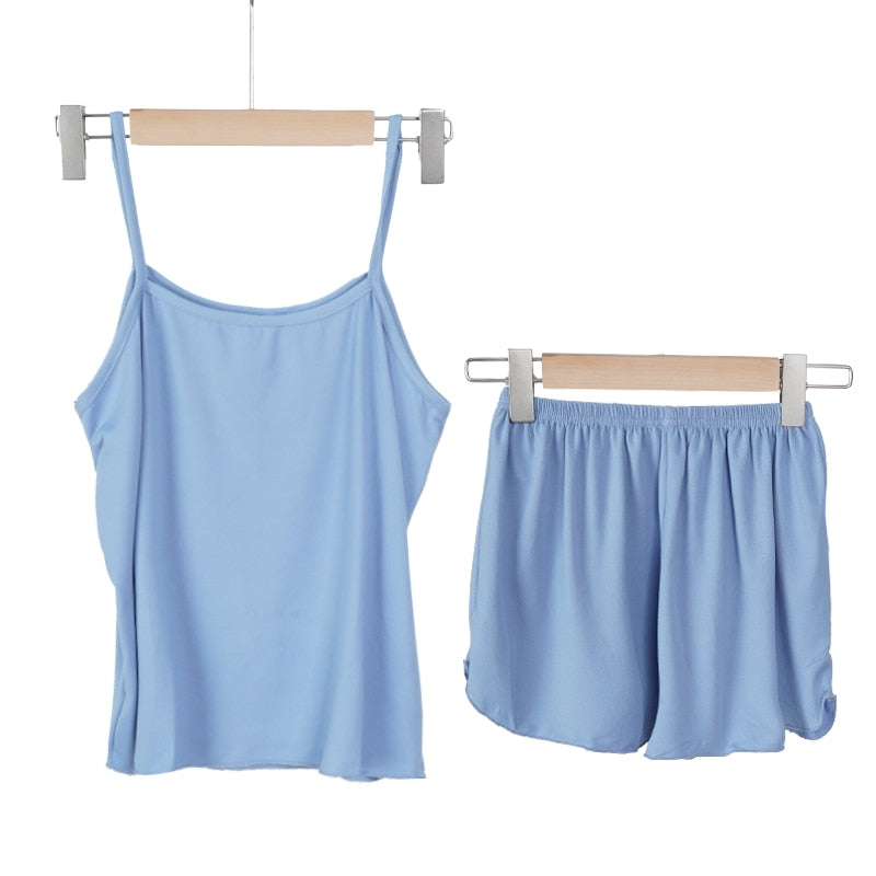 Women’s Cami Top & Shorts Pyjama Set