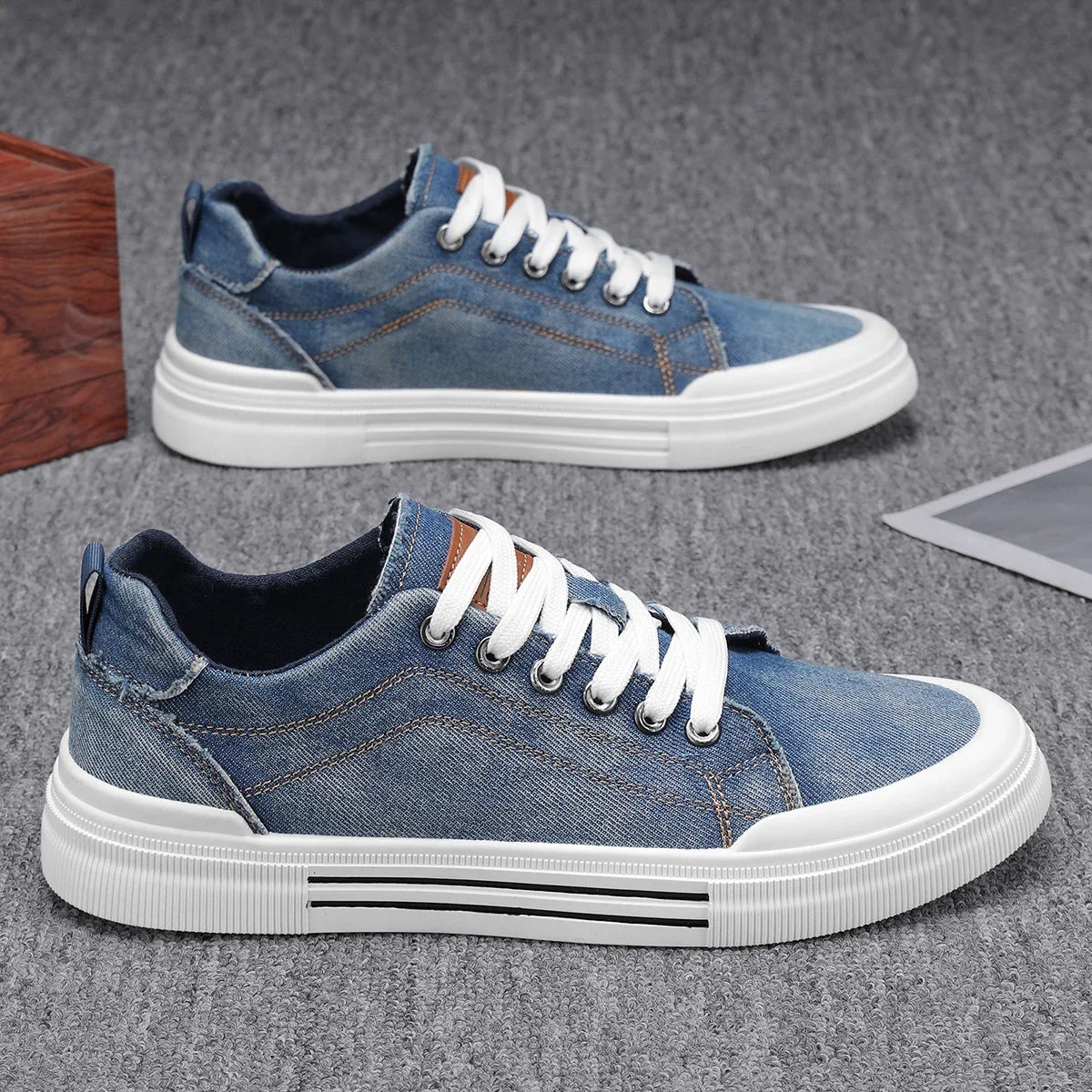 Brooks Denim Sneakers