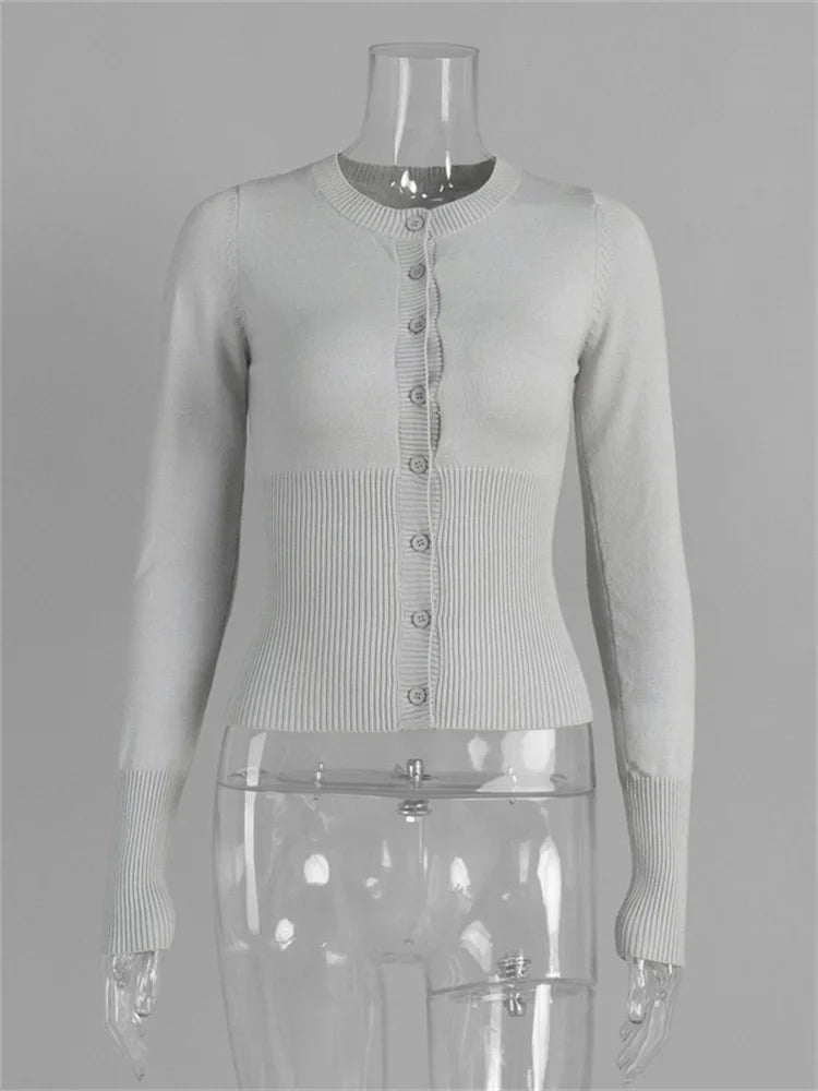 Alessina Slim Knit Cardigan