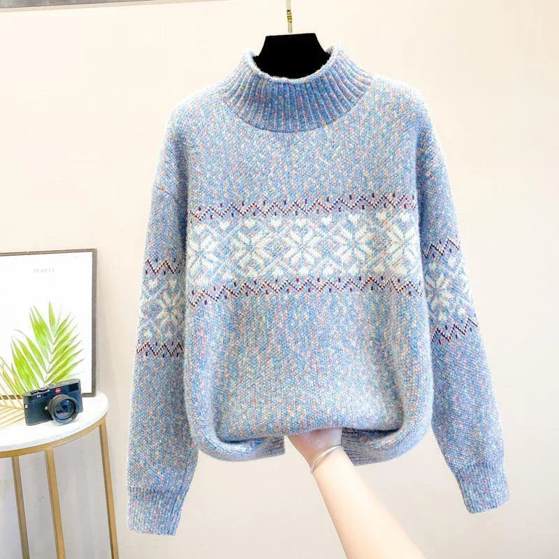 Cassia | Snowflake Knit Sweater