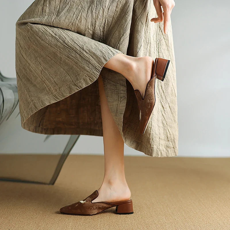 Florina Velvet Mules