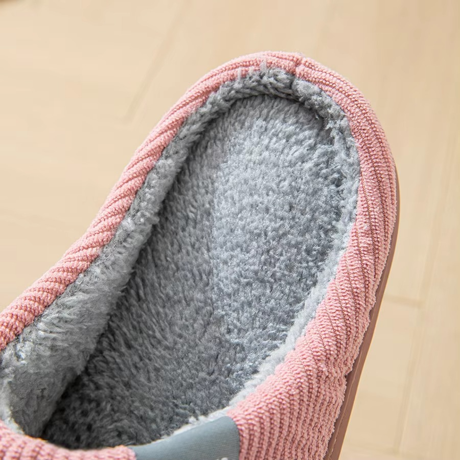 Women's Plush Memory Foam Slippers | Non-Slip Indoor House Shoes