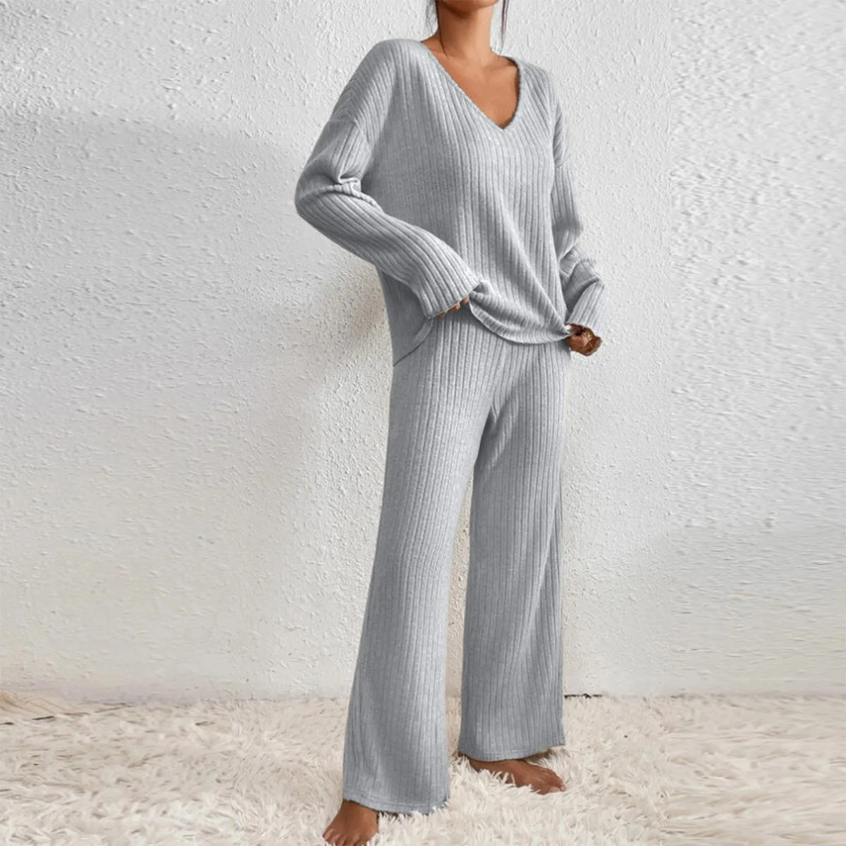 Ivory | Knitted Two-Piece Set