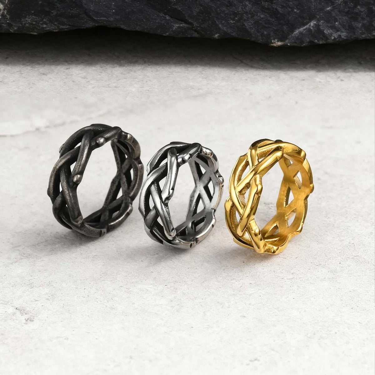 Thorn Steel Ring
