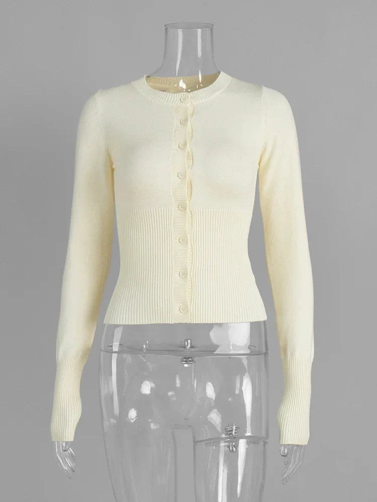 Alessina Slim Knit Cardigan
