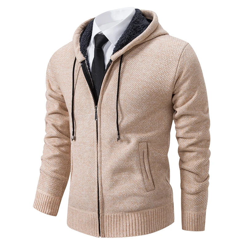 FLEECE ZIP CARDIGAN
