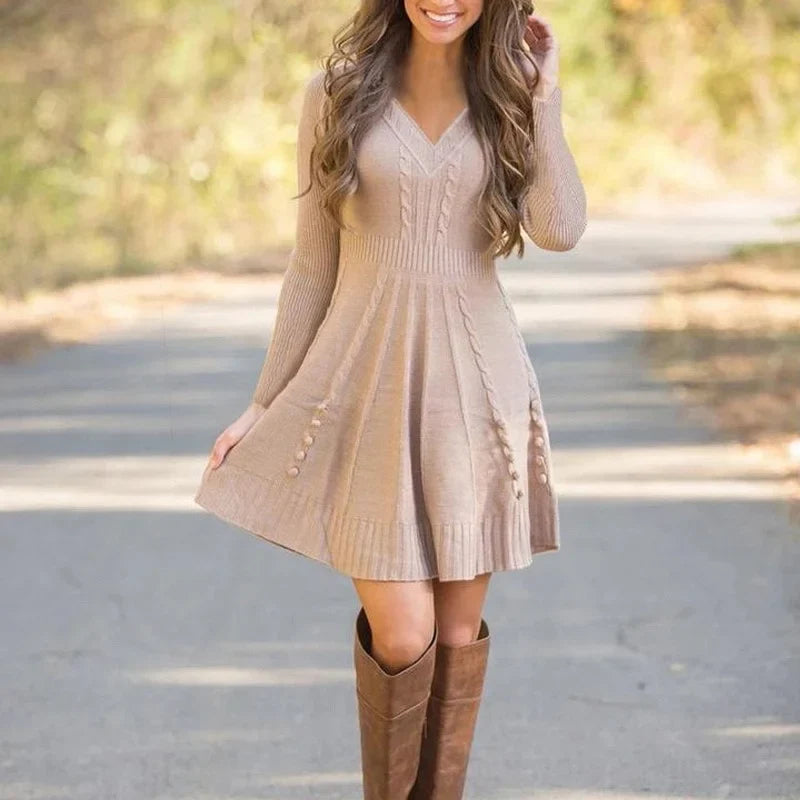 Valnera Knit Sweater Dress