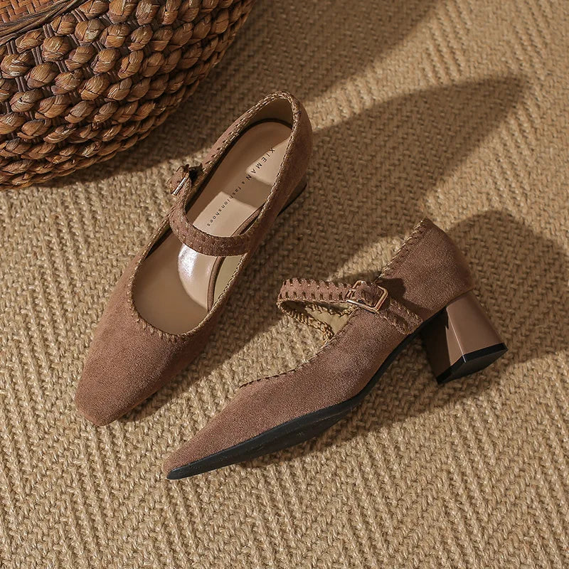 Capri Suede Heels