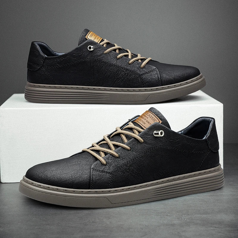 Men’s Milano Faux Leather Sneakers