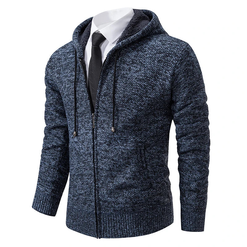 FLEECE ZIP CARDIGAN