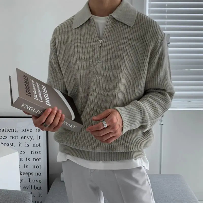 Devon Quarter Zip Sweater