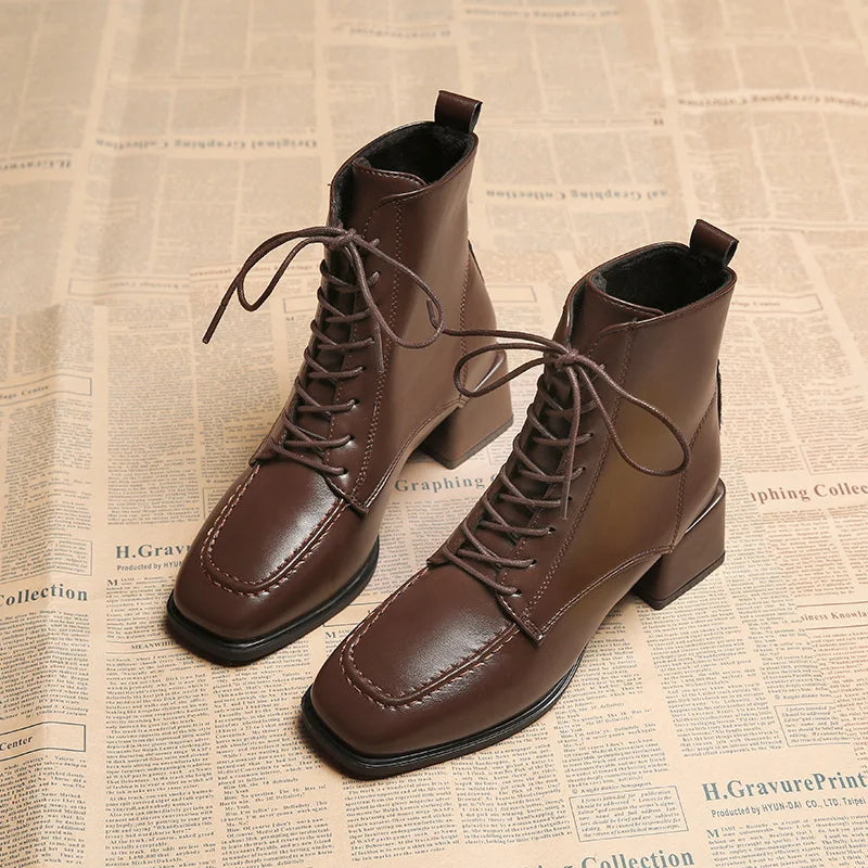 Lerida Lace-Up Ankle Boots
