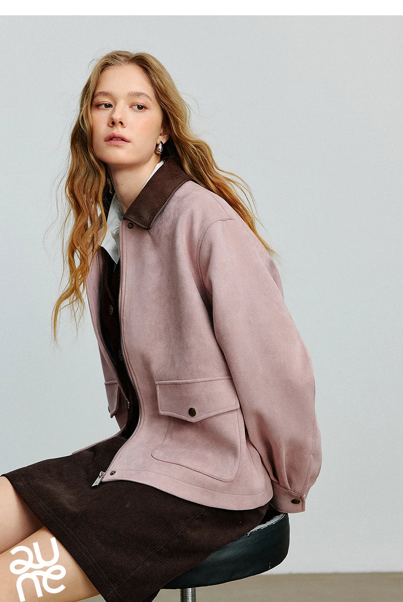 Sorrel Suede Collar Jacket