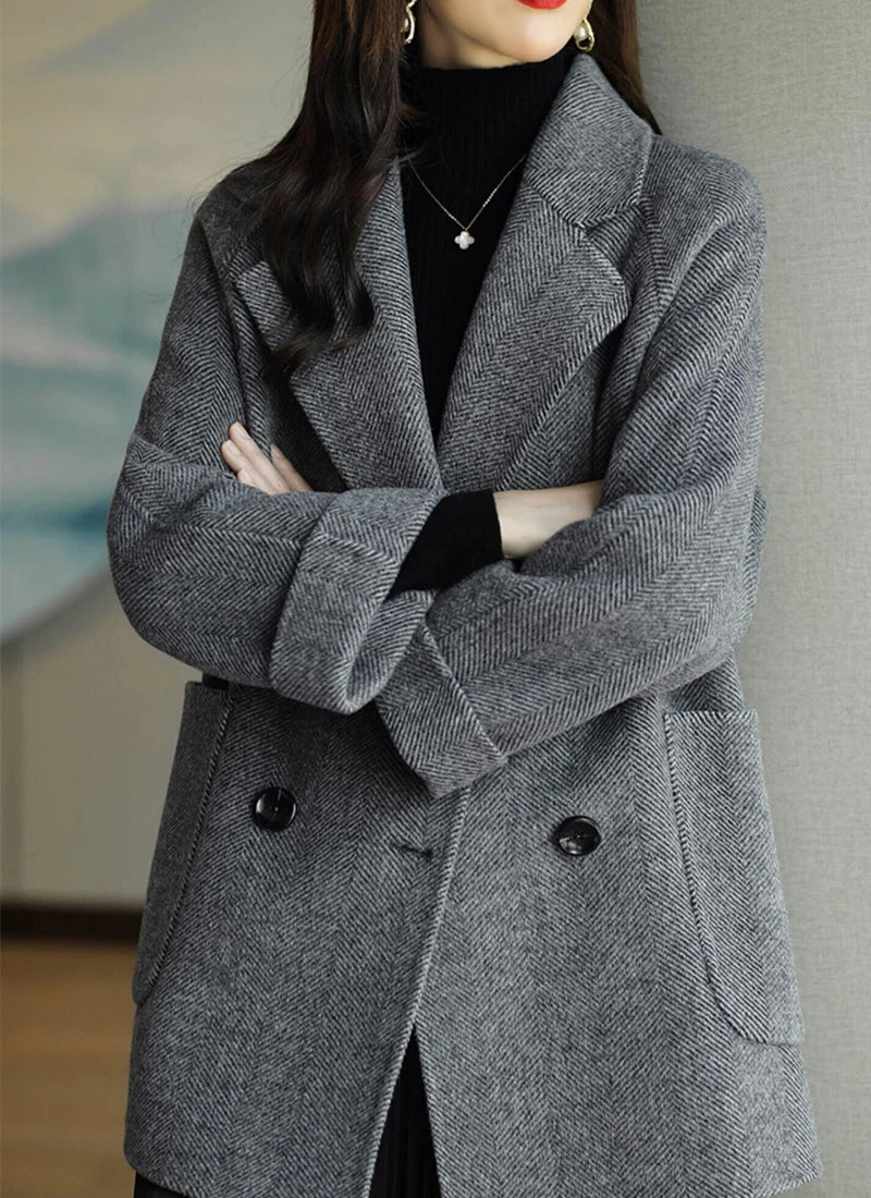 Seraphine Wool Blend Coat