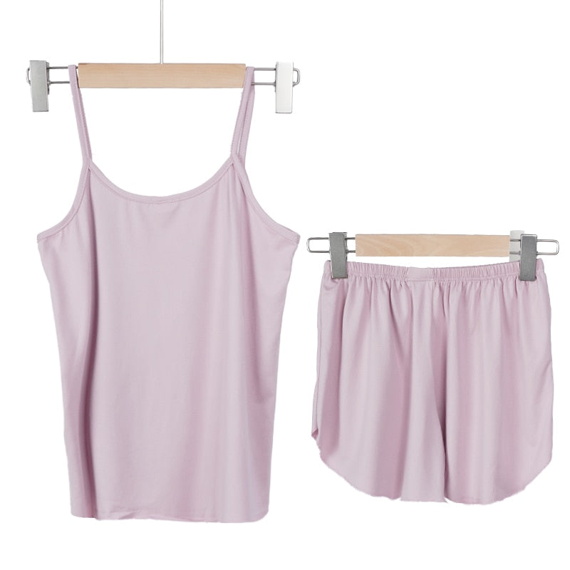 Women’s Cami Top & Shorts Pyjama Set