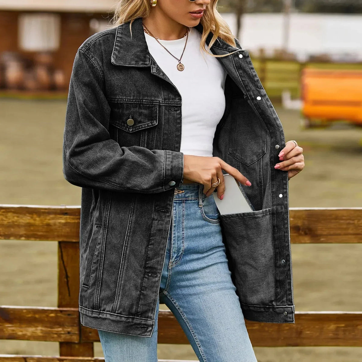 Women’s Harper Vintage Denim Jacket
