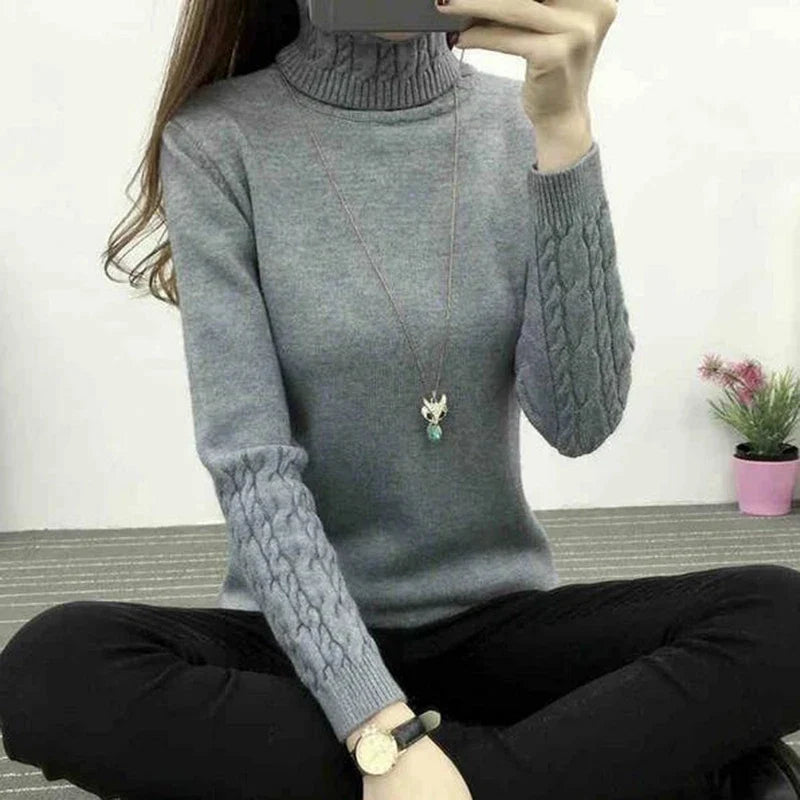 Sorella Ribbed Turtleneck Sweater