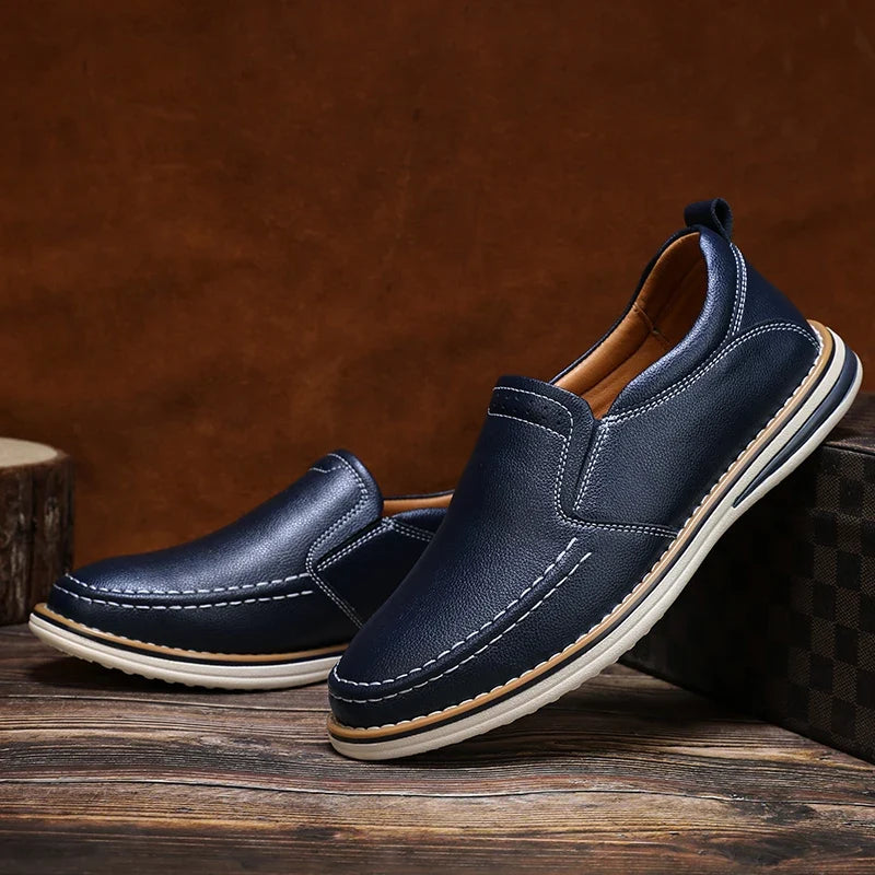 Savino Leather Loafers