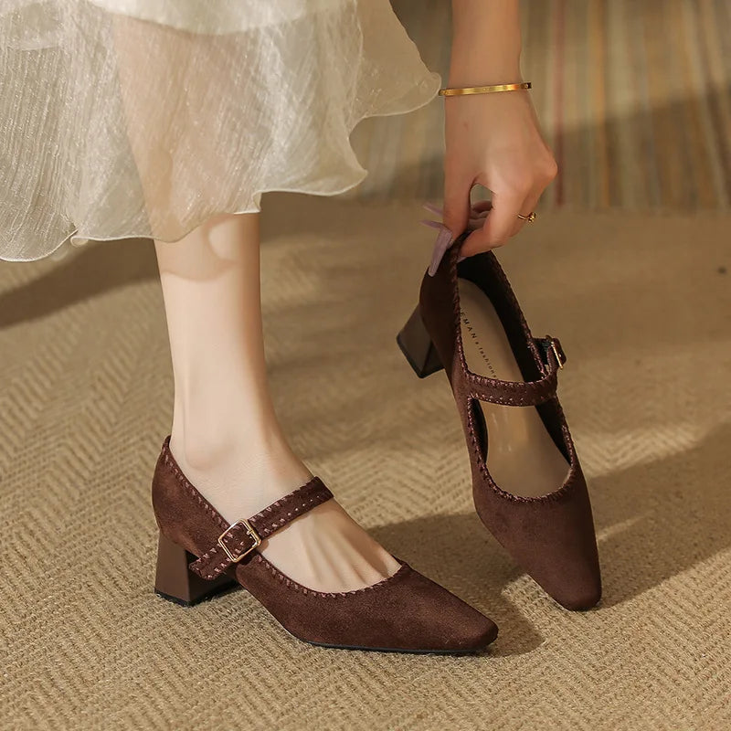 Capri Suede Heels