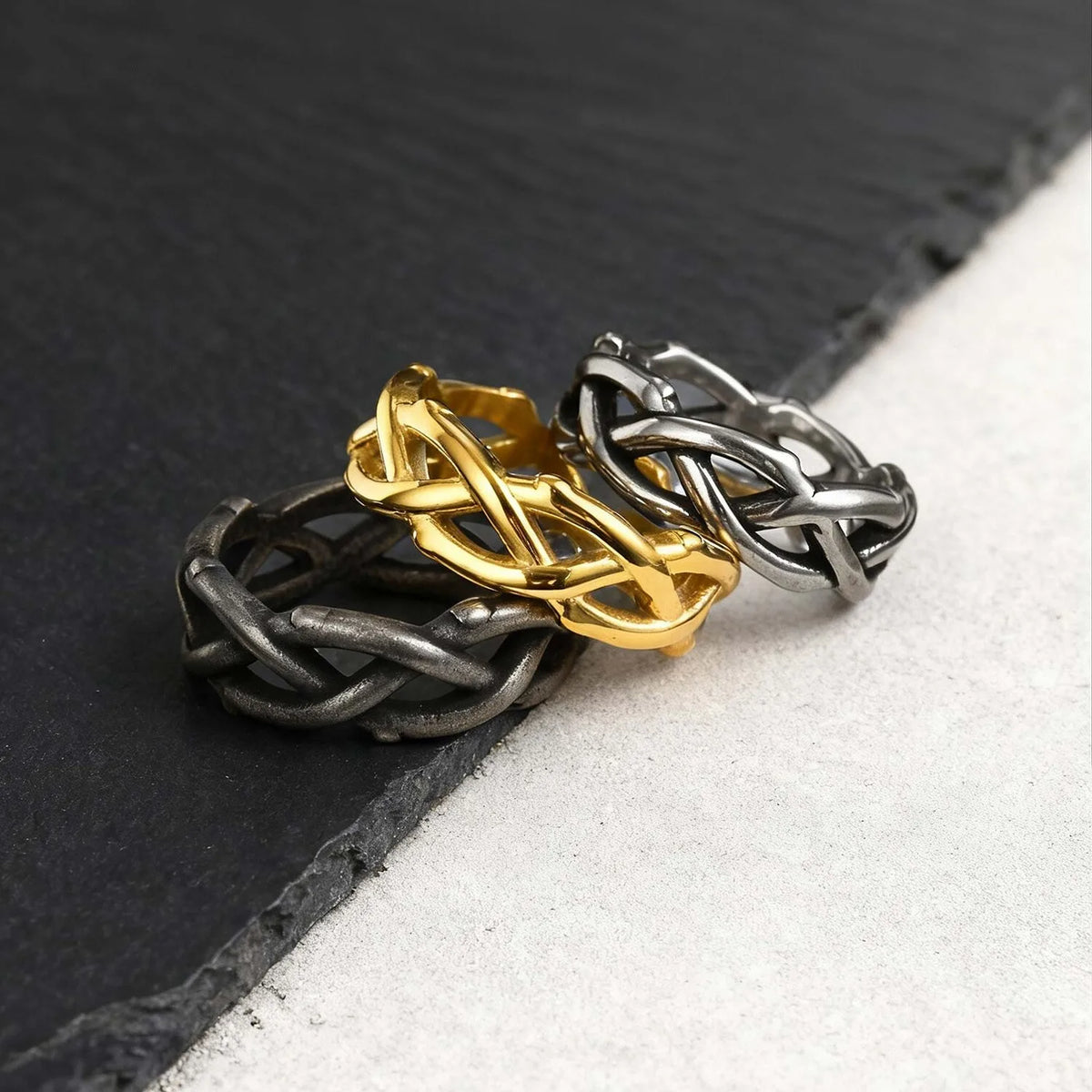 Thorn Steel Ring