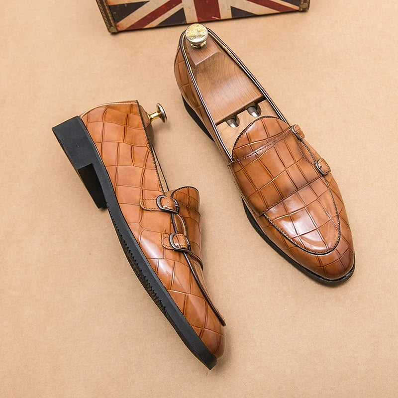 Oliver Crown Leather Loafers
