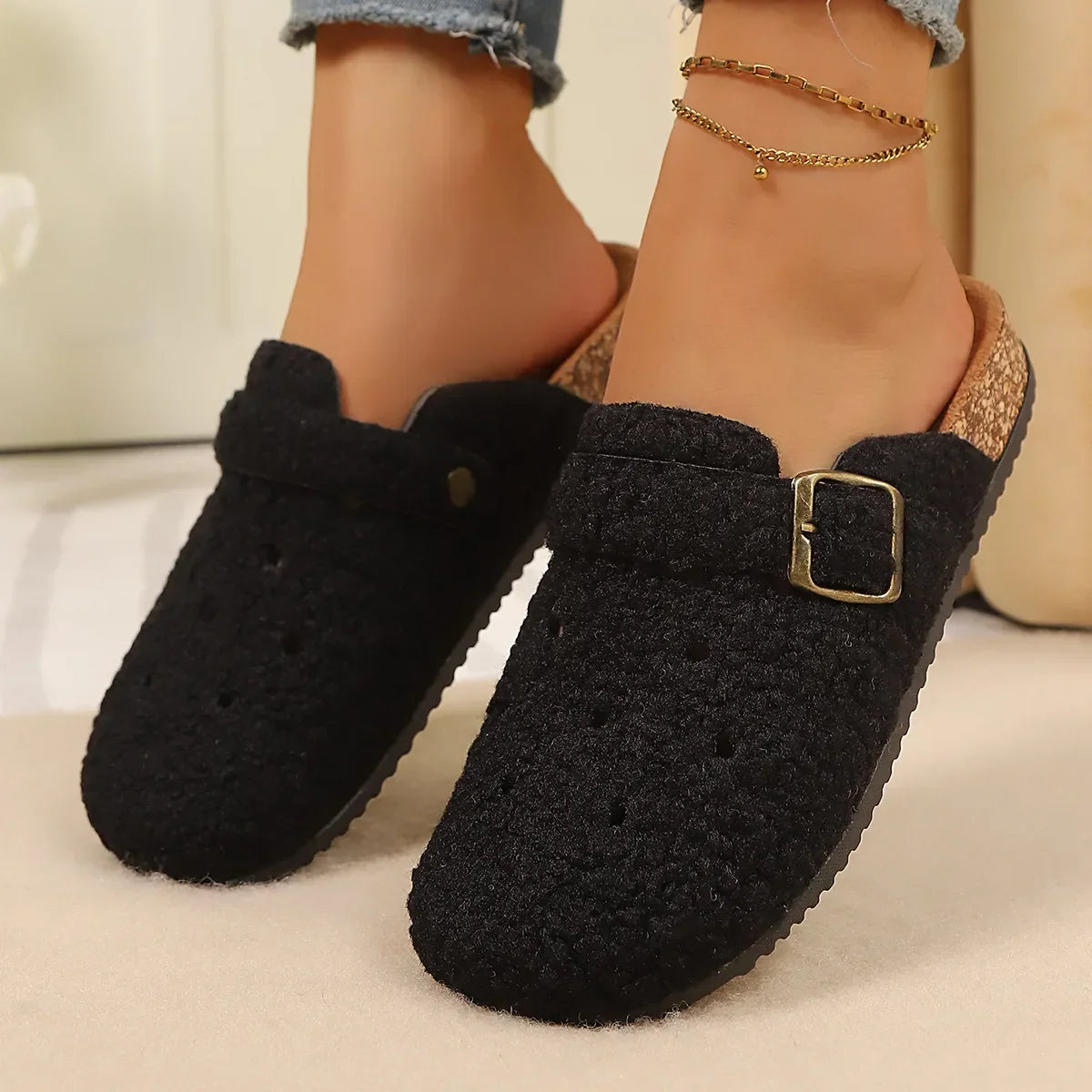 Solace Fleece Clogs