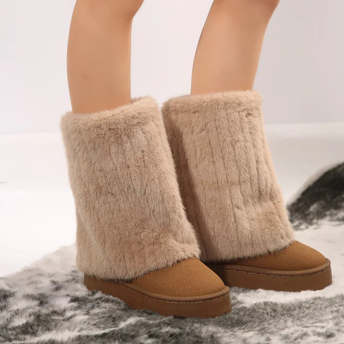 Mabel | Platform Tall Shaft Knee-High Boots