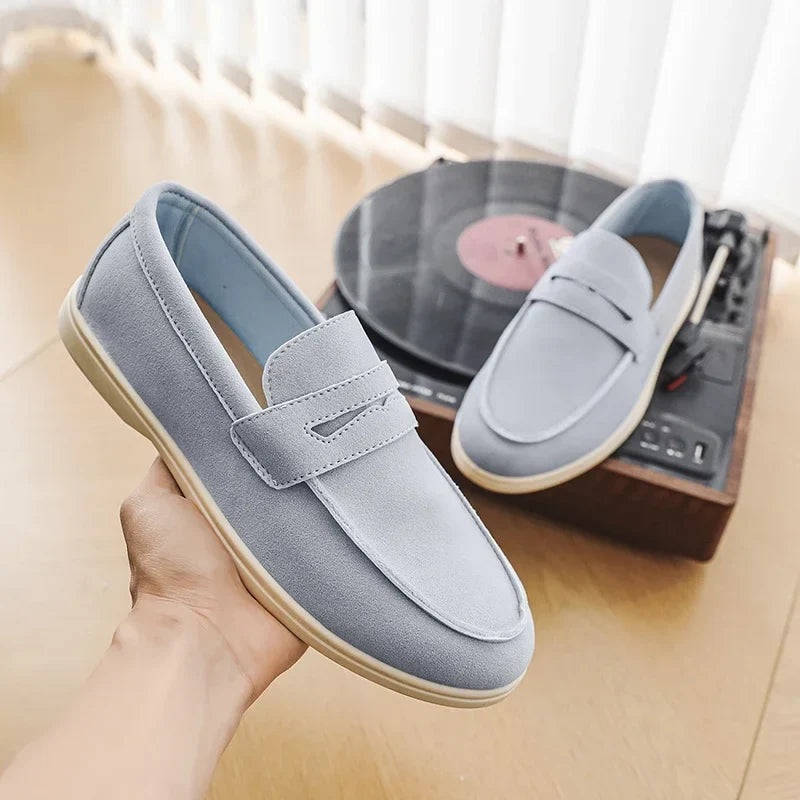 Elio Bay Suede Loafers