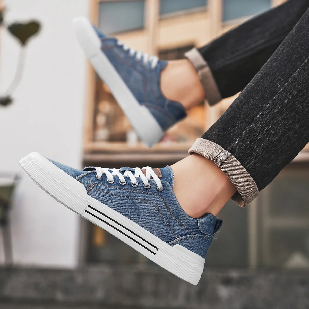 Brooks Denim Sneakers