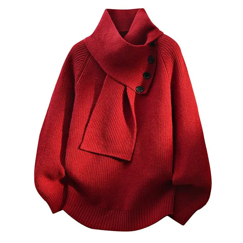 Kalliope | Scarf-Neck Sweater