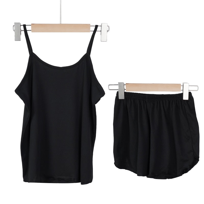 Women’s Cami Top & Shorts Pyjama Set