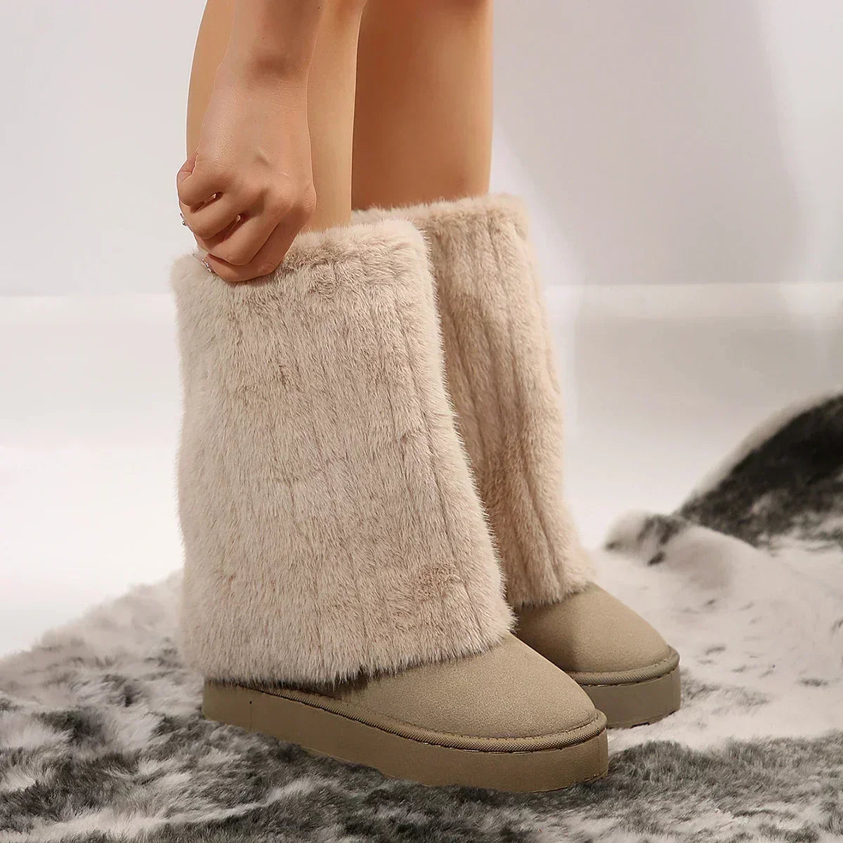 Mabel | Platform Tall Shaft Knee-High Boots
